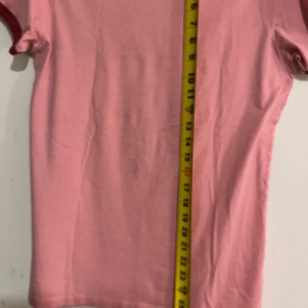Funny slogan ‘I Hate Your Kids’ Pink Ringer Tee Humor Women XL (looks like a L) - Picture 6 of 7